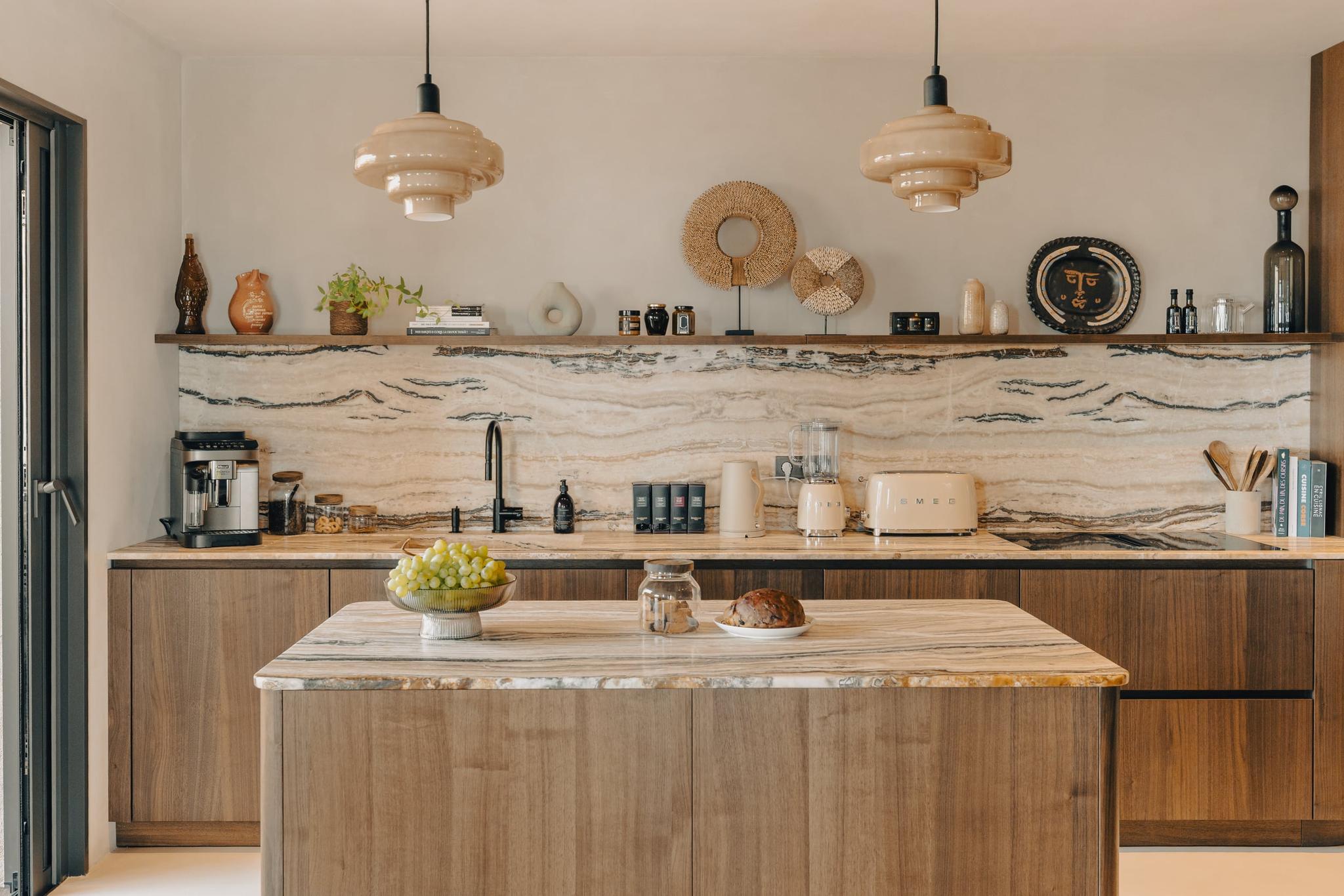 Cuisine équipée de la villa